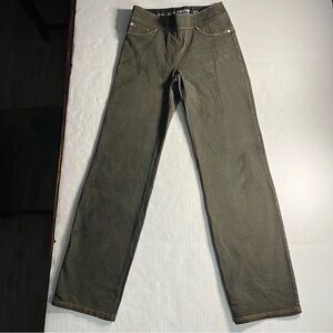 Nygard Slims Luxe Denim Brown Straight Leg Pants Women’s  Dress Casual SZ 6/8